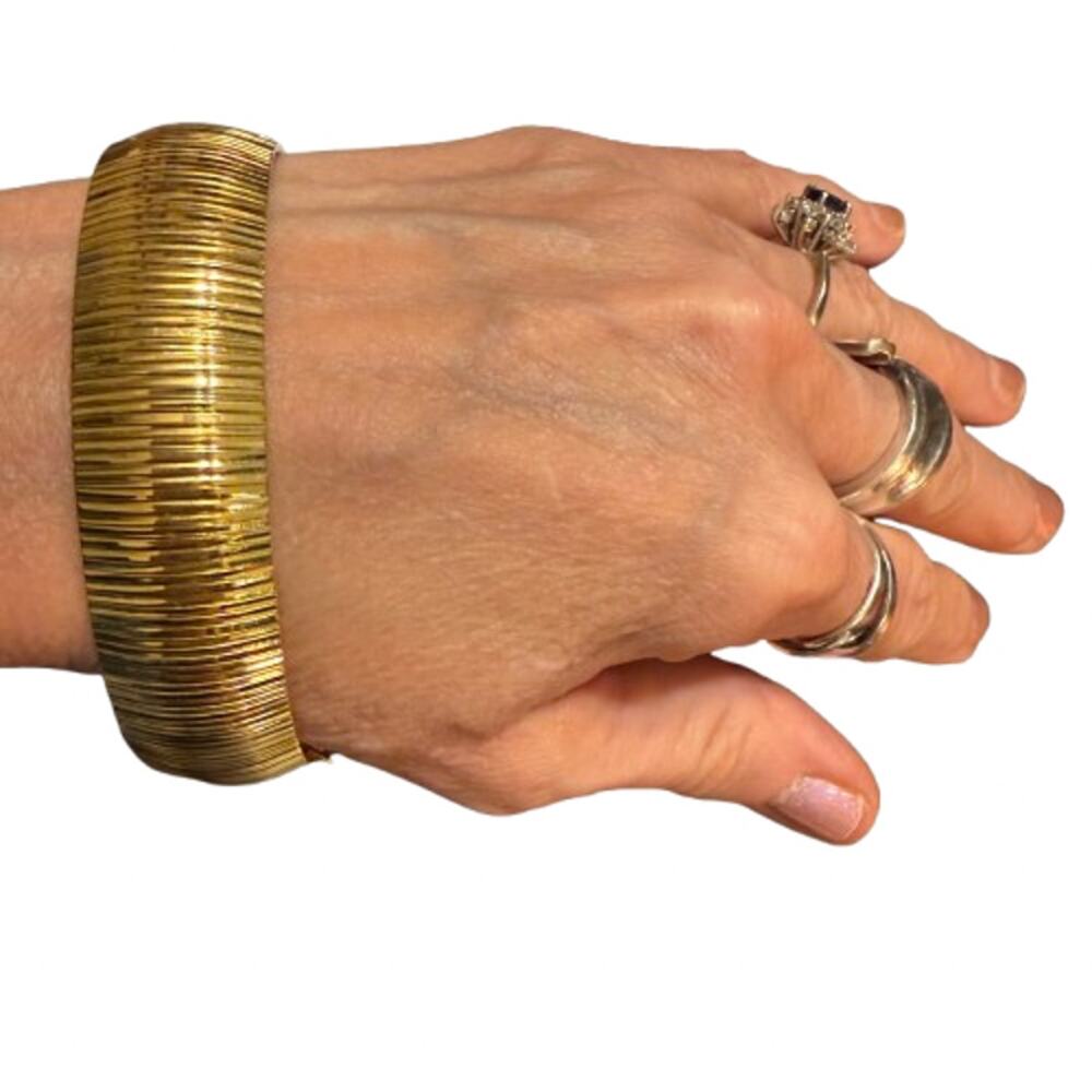Vintage Lady Remington Bronze Italy Omega Bracelet - Picture 4 of 9